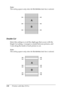 Page 130130Printing with Mac OS 9.x Note:
This setting appears only when the Borderless check box is selected.
Double Cut
Select this setting to avoid the slight gap that occurs with the 
Single Cut setting. A margin is created between pictures, and 
1 mm along the inside of each picture is cut.
Note:
This setting appears only when the Borderless check box is selected.
 