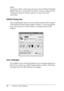 Page 7878Printing with Windows Note:
The Progress Meter window does not appear when the Show Progress 
Meter check box is turned off in the Speed & Progress dialog box. See 
“Making the Speed & Progress settings” on page 73 for more 
information.
EPSON Printing Tips
Tips on getting the most out of your Epson printer driver appear 
at the bottom of the Progress Meter window. A new tip appears 
every 30 seconds. For more details on a displayed tip, click 
Details.
Error messages
If a problem occurs during...