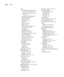 Page 220220
220|Index
Paper
configuration settings, 81 to 83, 
94 to 95, 125 to 128, 179
custom size, 87 to 90, 108, 117, 
120 to 121
cut sheet, see Cut sheet paper
cutting manually, 68
Epson, 55 to 57
handling, 55 to 83
icons, 212
jams, 185 to 186
light, 172, 211
Mac OS X options, 87 to 90
non-Epson, 81 to 83
ordering, 55
printable area, 198
problems, 183 to 186
removing from printer, 69 to 71
roll, see Roll paper
sizes, 191, 194 to 196
specifications, 191 to 198
suction, 82, 95, 126
trim lines, 68, 97, 119...