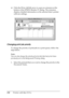 Page 150150Printing with Mac OS 9.x ❏Click the Show details arrow to open an extension at the 
bottom of the EPSON Monitor IV dialog. The extension 
displays detailed information on the selected data’s printer 
software settings.
Changing print job priority
To change the priority of print jobs in a print queue, follow the 
steps below.
Note:
You can also change the priority of print jobs that had print times 
previously set in the Background Printing dialog.
1. Select the print job that you want to change the...