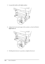 Page 260260Paper Handling 1. Loosen the knob on the light emitter.
2. Adjust the horizontal angle of the emitter so that the Sensor 
light turns on.
3. Holding the detector in position, retighten the knob.
 