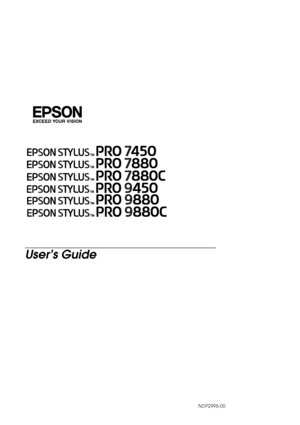 Page 1User’s Guide
NDP2996-00
 