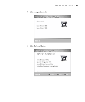 Page 5151
Setting Up the Printer|51
5. Click your printer model.
6. Click the 
Install button.
 