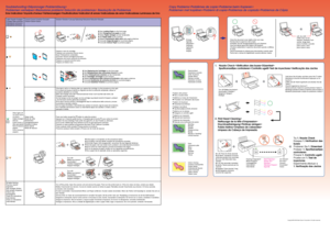 Page 2
Copyright © 2009 Seiko Epson Corporation. All rights reserved.
1. Nozzle Check•Vérification des buses•Düsentest• 
 Spuitkanaaltjes controleren•Controllo ugelli•Test de inyectores•Verificação dos Jactos
Copy Problems•Problèmes de copie•Probleme beim Kopieren• 
Problemen met kopiëren•Problemi di copia•Problemas de copiado•Problemas de Cópia
Close the document cover tightly when you copy. Fermez bien le capot lors de la copie. Schließen Sie die Vorlagenabdeckung zum Kopieren. Houd het deksel goed dicht...