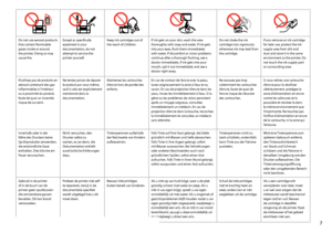 Page 7


Do not use aerosol products that contain flammable gases inside or around the printer. Doing so may cause fire.
Except as specifically explained in your documentation, do not attempt to service the printer yourself.
Keep ink cartridges out of the reach of children.If ink gets on your skin, wash the area thoroughly with soap and water. If ink gets into your eyes, flush them immediately with water. If discomfort or vision problems continue after a thorough flushing, see a doctor immediately. If ink...