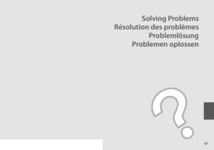 Page 47

Solving Problems
Résolution des problèmes
Problemlösung
Problemen oplossen
 