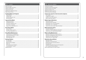 Page 3

ContentsEN
About This Guide ........................................................................\
........................................................................\
.....5Important Safety Instructions  ........................................................................\
.....................................................6Guide to Control Panel  ........................................................................\...