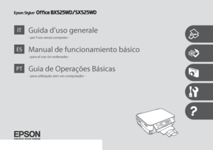 Page 1
Guida d’uso generaleIT
- per l’uso senza computer -
Manual de funcionamiento básicoES
- para el uso sin ordenador -
Guia de Operações BásicasPT
- para utilização sem um computador -
 