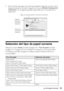 Page 19Selección del tipo de papel correcto19 9. Para controlar el progreso de la tarea de impresión, haga clic en el icono de la 
impresora situado en el dock (o haga clic en el icono 
Utilidad Configuración 
Impresoras
 y en la siguiente pantalla, haga doble clic en el modelo de su 
impresora).
Selección del tipo de papel correcto
Seleccione el ajuste Papel (consulte la página 14) o Tipo de papel (consulte 
la página 16 o la página 18) en el software de la impresora. Esta opción indica 
a la impresora qué...