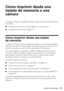 Page 13Cómo imprimir desde una tarjeta de memoria o una cámara13
Cómo imprimir desde una 
tarjeta de memoria o una 
cámara
La impresora impresora multifuncional Epson Stylus TX200 le permite imprimir 
fotos desde:
■la tarjeta de memoria de su cámara digital (vea a continuación)
■su propia cámara (consulte la página 19)
Cómo imprimir desde una tarjeta 
de memoria
La impresora TX200 le permite imprimir fotografías a color directamente desde la 
tarjeta de memoria de su cámara digital. Para poder imprimir, tan...
