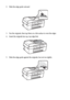 Page 88Using the Automatic Document Feeder
2. Slide the edge guide outward.
3. Fan the originals, then tap them on a flat surface to even the edges.
4. Insert the originals face-up, top edge first.
5. Slide the edge guide against the originals, but not too tightly.
 