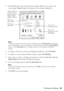 Page 29Printing in Windows29
4. On the Main tab, select the basic print settings. Make sure you choose the 
correct paper Type setting for the paper you are using (see page 34).
Note: 
For quick access to the most common settings, click the Shortcuts tab and select 
one of the presets. You can create your own presets by clicking the Save Settings 
button on the Advanced tab. For details, see your online Epson Information 
Center.
5. To improve the color, contrast, and sharpness of photos, select Fix Photo.
6....