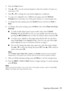 Page 11Copying a Document11
3. Press the Copy button.
4. Press uord or use the numeric keypad to select the number of copies you 
want (up to 99).
5. Press lor  r to change the copy density (lightness or darkness).
6. To copy your original(s) onto a different size paper, press the Reduce/
Enlarge button and select one of the preset options or a custom paper size.
7. To change the print quality, press the Quality button and choose Draft or 
Best.
8. To change other print settings, press xMenu, then select Paper...