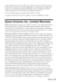 Page 61Notices61
L’indice d’équivalence de la sonnerie (IES) sert à indiquer le nombre maximal de terminaux 
qui peuvent être raccordés à une interface téléphonique. La terminaison d’une interface peut 
consister en une combinaison quelconque de dispositifs, à la seule condition que la somme 
d’indices d’équivalence de la sonnerie de tous les dispositifs n’excède pas 5.
This Class B digital apparatus complies with Canadian ICES-003.
Cet appareil numérique de la classe B est conforme à la norme NMB-003 du...