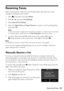 Page 25Receiving Faxes25
Receiving Faxes
Before receiving faxes, make sure you load plain paper and select the correct 
settings for the paper you’ve loaded.
1. Press   if necessary and select Setup.
2. Press lorr and select Fax Settings.
3. Select Scan & Print Setup.
4. Select the Paper Size and Paper Source you want to use for printing faxes, 
then press OK.
Note: 
If the incoming fax is larger than the paper you loaded, it is reduced to fit or printed 
on multiple pages, depending on the Auto Reduction...