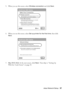 Page 37Wireless Network Setup37
5. When you see this screen, select Wireless connection and click Next.
6. When you see this screen, select Set up printer for the first time, then click 
Next.
7.Mac OS X 10.6: At the next screen, click Next. Then skip to “Setting Up 
With the Touch Screen” on page 39.
 