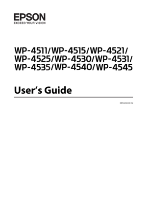 Page 1User’s Guide
NPD4450-00 EN
 