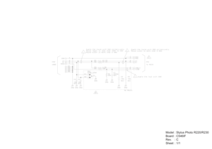 Page 117Model : Stylus Photo R220/R230
Board : C546IF
Rev.    : C
Sheet : 1/1 