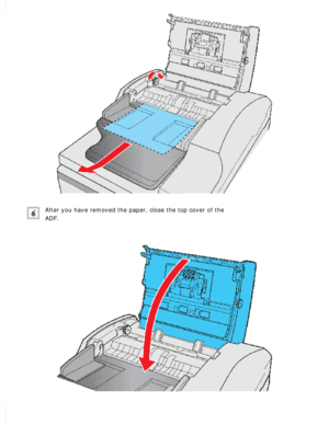 Page 175
After you have removed the paper, close the top cover of the 
ADF.
  