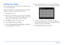 Page 59Printing 59
Printing Your Videos
You can print images from video files at 12 frames per sheet 
on 4
×6-inch paper only.
Make sure the printer is connected and has paper and ink, 
and the AC adapter is connected to the viewer. 
1Start playing the video.
2When you see the frame you want to print, press 
OK to 
pause the video. You can press left or right on the 4-way 
ring to search for the frames you want to print.
3Press 
Menu to display the pop-up menu.
4Select 
Video Print, then press OK.
5Select a...