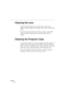 Page 74 
               
56 
Cleaning the Lens 
Clean the lens whenever you notice dirt or dust on the 
surface. Lightly wipe the lens surface with a soft, dry, lint-free 
cloth.
To remove dirt or smears on the lens, moisten a soft cloth 
with an alcohol-based cleaner and gently wipe the lens 
surface. 
Cleaning the Projector Case 
To clean the projector case, first unplug the power cable. To 
remove dirt or dust, wipe the case with a soft, dry, lint-free 
cloth. To remove stubborn dirt or stains,...