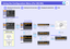 Page 37
37
Using the Configuration Menu (For EB-W6)
A
Selecting from the top menu
C
Changing the selected item
B
Selecting from the sub menu
Top menuSub menu (Settings)
Guide
Select the setting to change
Using the remote control Using the control panel
Buttons used
D
Exit 