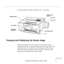 Page 37The following illustration identifies the different parts of the projector:
Focusing and Positioning the Screen Image
When an image appears on screen, check that it is in focus and correctly
positioned on the screen. To focus the image, rotate the focus ring, which is the
outside ring on the lens. To adjust the size of the image, rotate the zoom ring,
which is the inside ring. Rotate the zoom ring clockwise to make the screen
image larger or counterclockwise to make it smaller.
Focusing and Positioning...