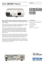 Page 1DATASHEET
Epson EB-93H  Projector
KEY FEATURES
•	 Exceptional	image	quality	with	Epson’s		
	 3LCD
	technology
•	 Extra
	security	features
•	 HDMI
	connection
•	 Easy
	set-up
•	 EasyMP
	network	management
Make education brighter with the Epson EB-93H which gives a 
super-clear picture, has smart features to enhance lessons and is 
easy to set up. 
Project	a	perfect	XGA	image,	even	in	daylight,	and	keep	the	lights	on	so	students	
can	take	notes;	Epson’s	3LCD	technology	and	a	high	White	and	Colour	Light...