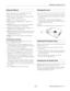 Page 11EPSON Powerlite 51c/71c
12/01 EPSON Powerlite 51c/71c - 11
Using the Menus
These on-screen menus let you adjust and customize the 
projector features from the remote control:
❏
Video controls the look and quality of the projected image 
(from a computer or video source). 
❏
Audio adjusts the sound volume and tone.
❏
Effect customizes the highlighting tools available on the 
remote control.
❏
Setting adjusts features such as the keystone setting, blank 
screen color, message prompt, and sleep mode. 
❏...