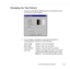 Page 133Controlling Projector Features
125
Changing the Test Pattern 
1. Choose the Test Pattern Setting option from the Option menu. 
The following window appears:
2. You can display a test pattern to verify that the projector is 
working properly. Choose one of the following: 
Color ImageDisplays a color bar test pattern.
Gray ScaleDisplays a gray scale test pattern.
Focus Pattern  Displays a character-based focus pattern.
User File Displays a bitmapped test pattern from the file
name specified. Either type...