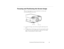 Page 71Focusing and Positioning the Screen Image
63
Focusing and Positioning the Screen Image
When an image appears on screen, check that it is in focus and 
correctly positioned on the screen. 
  
l
To focus the image, rotate the focus ring (the inside ring on the 
lens). 
l
To adjust the size of the image, rotate the zoom ring (the outside 
ring). Rotate the zoom ring clockwise to make the screen image 
larger or counterclockwise to make it smaller. 
zoom ring
focus ring
5300.book  Page 63  Tuesday, April 13,...