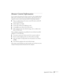 Page 93Appendix B: Notices87
Remote Control Information
You can operate the projector by remote control via a line-of-sight infrared 
(IR) receiver at the front and rear of the projector. The projector may not 
respond to remote control commands under the following conditions:
■There is an object between the remote control IR emitter and the IR 
receiver on the projector.
■Ambient light is too bright.
■Certain types of fluorescent lighting are used.
■A strong light source shines into the IR receiver.
■Other...