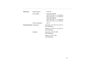 Page 11395
Ele ctr ic al  Rat ed f reque ncy   50/6 0 Hz
pro -c h7.fm   P age 9 5  Friday,  November 7, 199 7  5:25 PM 