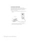 Page 8276Appendix A: Connecting to Additional Equipment
Connecting the Audio Cable
If your presentation includes sound and you want to use the 
projector’s built-in speakers, you can use a computer audio cable. The 
required cable (3.5-mm stereo miniplug cable) is available from 
computer or electronics dealers.
1. Connect one end of the audio cable to the 
Audio In jack on the 
projector.
   
2. Connect the other end of the audio cable to the speaker or 
audio out port on the computer’s sound card. 
audio...