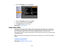 Page 82

3.
Select theExtended menuandpress Enter.
 4.
Select theProjection settingandpress Enter.
 5.
Select aprojection modeandpress Enter.
 6.
Press Menu orEsc toexit themenus.
 Parent
topic:Projection Modes
 Image
Aspect Ratio
 The
projector candisplay images indifferent width-to-height ratioscalled aspect ratios.Normally the
 input
signal fromyourvideo source determines theimages aspectratio.However, forcertain images
 you
canchange theaspect ratiotofityour screen bypressing abutton onthe remote control....