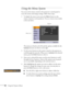 Page 6464Using the Projector Menus
Using the Menu System
You can use the remote control or the projector’s control panel to 
access the menus and change settings. Follow these steps:
1. To display the menu screen, press the 
Menu button on the 
remote control or on the projector. You see a menu screen similar 
to the one below: 
The menus are listed on the left and the options available for the 
highlighted menu are shown on the right.
2. Use the arrow buttons on the remote control or the projector to 
scroll...