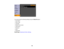 Page 166

You
cannot resetthefollowing settingsusingtheReset Alloption:
 •
Input Signal
 •
Users Logo
 •
Language
 •
Network menuitems
 •
Lamp Hours
 •
Password
 •
Zoom
 •
Image Shift
 Parent
topic:Adjusting theMenu Settings
 166 