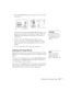 Page 19Displaying and Adjusting the Image19
3. Press the red PPower button on the remote control or on top of 
the projector. 
The projector beeps once and the 
Power light flashes green as the 
projector warms up, then an image begins to appear. When the 
Power light stops flashing and remains green, the projector is 
ready for use.  
4. If you’ve connected a Windows
®-based computer to the 
projector, you may see a New Hardware Wizard screen saying 
your computer has found a plug-and-play monitor; if so,...