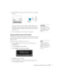 Page 19
Displaying and Adjusting the Image19
3. Press the Ppower button on the remote  control or on top of the 
projector.
The projector beeps once and the  Ppower light flashes green as 
the projector warms up, then an image begins to appear. When 
the  Ppower light stops flashing and remains green, the projector 
is ready for use. 
4. If you are prompted to enter a password, see page 69.
Using the Direct  Power On Function
The Direct Power On function enable s faster setup. The projector will 
start up...