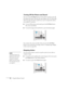 Page 32
32Using the Remote Control
Turning Off the Picture and Sound
You can use the A/V Mute button on the remote control to turn off 
the image and sound. This does the same thing as the A/V Mute slide 
(shown on page 18) and is useful if you want to temporarily redirect 
your audience’s attention. 
■To turn off the picture and sound, press the A/V Mute button. 
The screen turns black. 
■To turn the image and sound back on, press the button again.
You can have the screen turn blue when you press the 
A/V Mute...