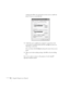 Page 74
74Using the Projector on a Networksettings; then follow any instructions on the screen to enable the 
device.) You see a screen like this:
13. Verify that you’ve enabled yo ur computer’s connection to the 
access point. It should be listed with the small  icon next to it, 
indicating a connection. 
If it’s not listed, click 
Configure and type the name of your access 
point. 
14. When you’re done making settings, click 
OK to close the dialog 
box. 
Now you’re ready to connect to the projector. See the...