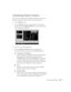 Page 61Fine-tuning the Projector55
Customizing Projector Features
You can use the Setting menu to disable the projector’s sleep mode, 
adjust the image shape, and customize several other features.
1. Press the 
Menu button. 
2. Use the   
Sync– button (control panel) or the   button 
(remote control) to highlight 
Setting. You see the options and 
their settings on the right side:
3. Press   to select the Setting menu. 
4. Use the 
Tracking and Sync buttons (control panel) or 
the   button (remote control) to...