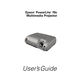 Page 1Epson
®
 PowerLite
®
 76c
Multimedia Projector
User’s Guide 