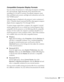 Page 99Technical Specifications99
Compatible Computer Display Formats
You can connect the projector to a wide range of computers, including 
PCs and notebooks, Apple Macintosh, Power Macintosh series 
(including G3, G4 and G5 systems), PowerBook computers, many 
iMac and iBook series systems, and high-end workstations such as the 
Sun
® SPARCstation.™ 
Although images are displayed at the projector’s native resolution of 
1024 × 768 pixels, Epson’s patented SizeWise chip supports computer 
display formats...