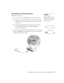 Page 51Connecting to Computers, Cameras, and Other Equipment51
Connecting to the Computer Port
Follow these instructions:
1. You can connect to the 
Computer port in the following ways:
■using the VGA computer cable that came with the projector 
(the monitor port on your computer must be a mini D-sub 
15-pin port)
■using the optional BNC/VGA component video cable, if 
your computer provides video output through BNC 
connectors (see page 14). 
2. If you’re using the VGA computer cable, connect one end to the...