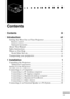 Page 9 
n  n  n  n  n  
n
 
iii 
   
  
n
 
     
   
n 
        
  
n 
      
n 
   
    
n 
     
n 
      
n 
     n 
    
  
n
 
    
  
n 
      
n
 
      
n 
       
n
 
       
n 
       
n
 
Contents 
Contents iii
Introduction vii 
Getting the Most Out of Your Projector ................................ ix 
Remote control ..........................................................................ix
Optional Accessories ....................................................................x 
About This...