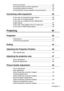 Page 5Contents- 3 Sound connection  .............................................................. 32
Connecting external audio equipment  ............................... 33
Connecting external monitors  ............................................ 33
Connecting the mouse (wireless mouse function)  ............. 34
Connecting video equipment  36
In the case of composite image signals  ............................. 36
In the case of S image signals  ........................................... 36
In the case of...