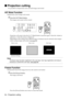 Page 5654 - Projection cutting

 Projection cutting
It is possible to temporarily erase and halt images and sound. 
A/V Mute Function
Temporarily erases images and sound. 
1Press the [A/V Mute] button.
The images and sound will be erased.
Projection will restart when the [A/V Mute] button is pressed again, when the volume is 
adjusted, or when the menu is displayed.
Depending on the setting, three different types of statuses may be selected when tempo-
rarily erasing images and sound. (see page 68
) 
Point...