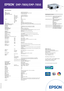 Page 4ISO 14001 BVQI Certification Number 80679
EPSON (UK) Ltd
Campus 100, Maylands Avenue,
Hemel Hempstead, Hertfordshire HP2 7TJ
United Kingdom
Telephone: +44 (0) 1442 261144
Fax: +44 (0) 1442 227227
E-mail: info@epson.co.uk
Home Page: www.epson.co.uk
For product support, call the EPSON Customer
Support Hotline on 08701 637766
For Ireland, call 01 679 9016
EMP7800/7850-1GB
117mm
419mm 325mm
Specif icat ions
MODEL EPSON EMP-7800/EMP-7850 
PROJECTION SYSTEM RGB Liquid Crystal Shutter Projection System...