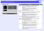 Page 9089
Using the Configuration Menu Functions Using the Configuration Menu FunctionsEMP-7850 User’s Guide
Advanced2 Menu
BrBrightness Controlightness Control
HighHigh
LoLow
:
VideoVideoAudioudioSettingSettingUsers LogoUsers LogoAdvAdv
anced1anced1
AboutAboutReset AllReset All
Projector IDProjector IDResetReset
ExExecuteecute
: 1
[Men[Men
u]: Exit Exit
[    ]: Enter [    ]: Select
EffEffectectAdvAdv
anced2anced2
COM PCOM P
orort
BNC Sync 
BNC Sync 
Tererminationmination
:
ONON
OFFOFF
:
SetSet
RS-232CRS-232C...